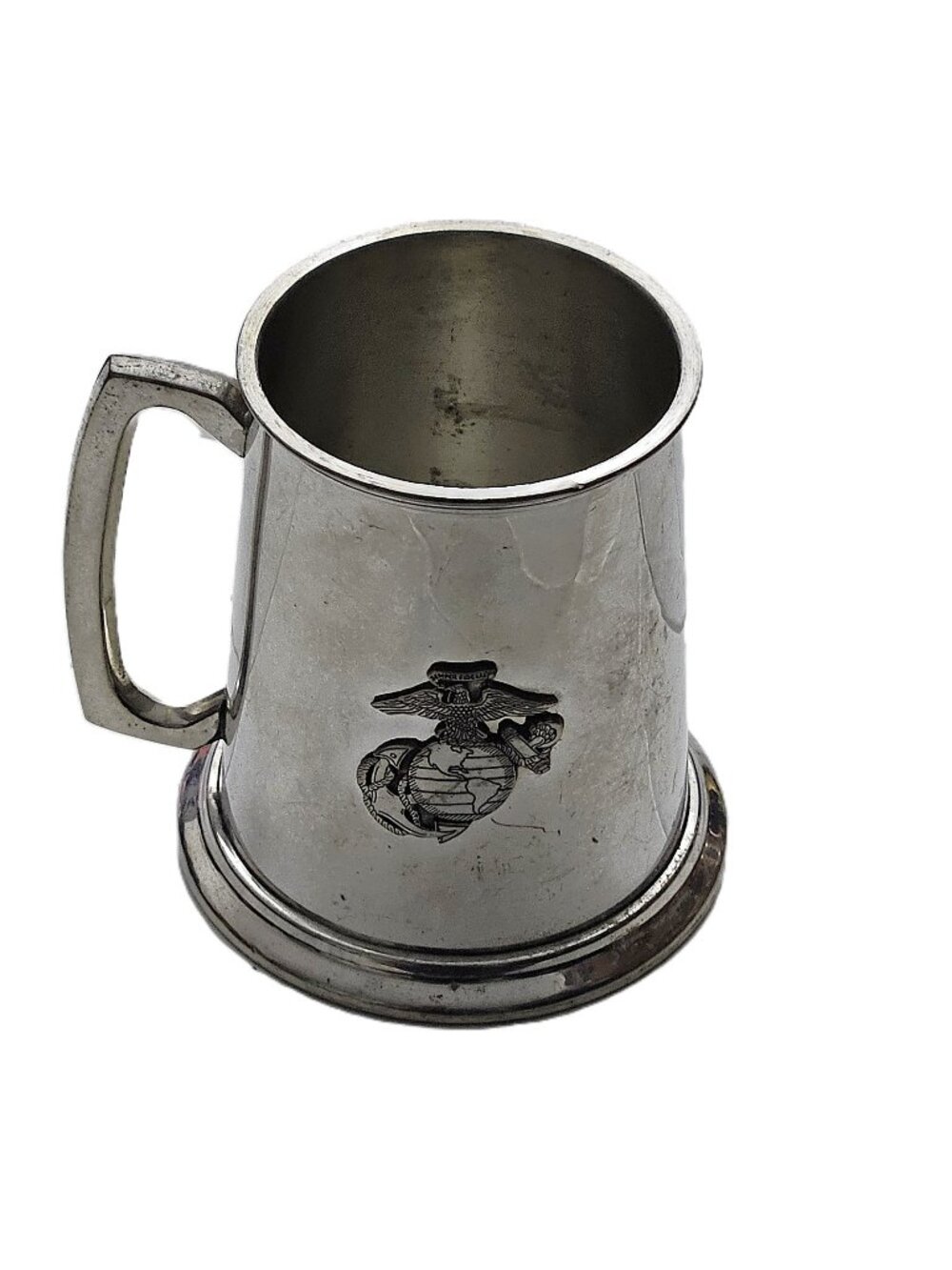 Vintage U.S. Marine Corps Pewter Tankard – USMC Eagle Globe & Anchor